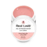 Gel 8 Nude Pink Com Glitter 15Ml - Real Love
