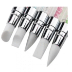 Kit Pinceis 5un De Silicone Duplo - X&D - Imagem 2