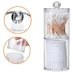 Porta Algodão e Hastes Flexíveis Acrílico