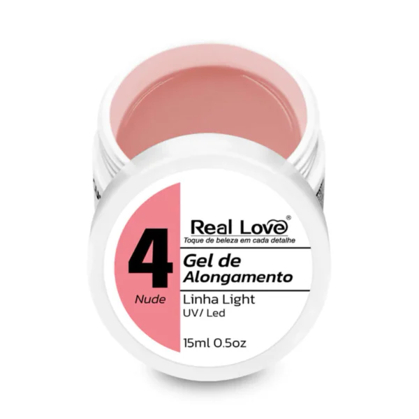 Gel 4 Nude Linha Light 15Ml - Real Love