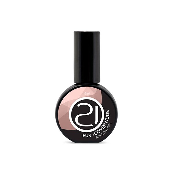 Top Coat Gel Eus Cover Nude 12Ml - Nails 21