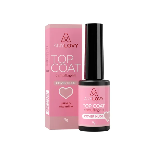 Top Coat Camuflagem Cover 9G - Any Lovy