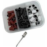 Kit Broca Mandril e Lixa Refil Gramatura #80 #120 #180 - Bella Rosa