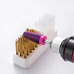 Escovinha de Aço Para Limpeza de Brocas Pinceis Unhas - Imagem 2