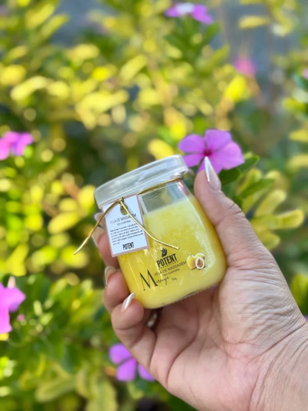 Vela De Massagem Maracuja 70g - Potent