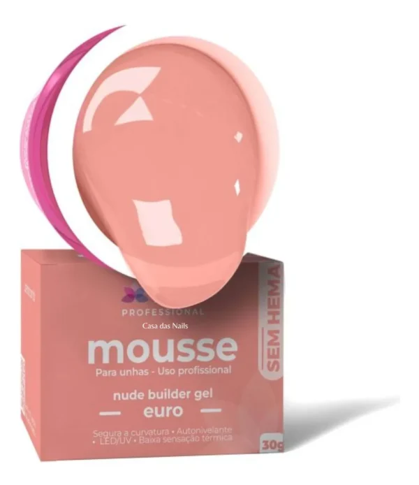 Gel Builder Mousse SH Euro Nude - 30g Risa