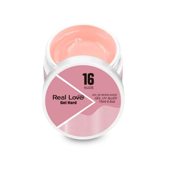 Gel Hard 16 Nude Para Modelagem 15Ml - Real Love