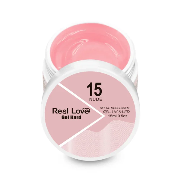 Gel Hard 15 Nude Para Modelagem 15Ml - Real Love