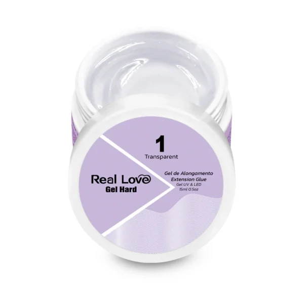 Gel Hard 1 Transparente 15Ml - Real Love