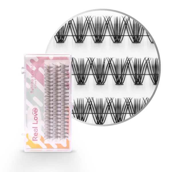 Cílios Tufinho 20P-0.10-D10Mm - Real Love