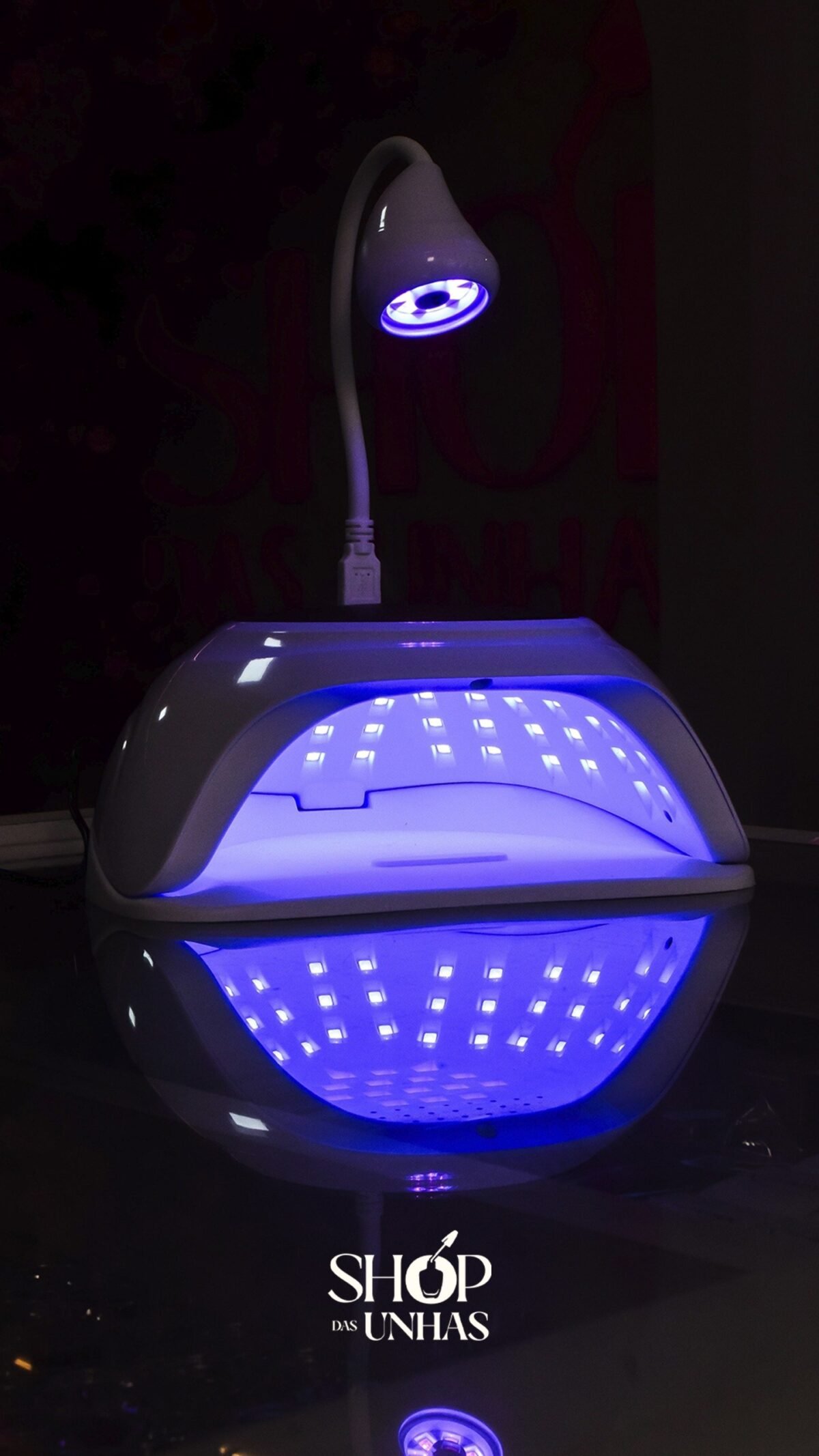 Cabine Sun UV 268W Nail Lamp Branco - Imagem 4