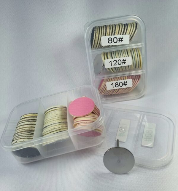 Kit Broca Disco Mandril em Aço 80/120/180 - Honey Girl