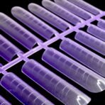 Moldes F1  Especiais Quadrado Lilas 72Unidades - King Nails - Imagem 2