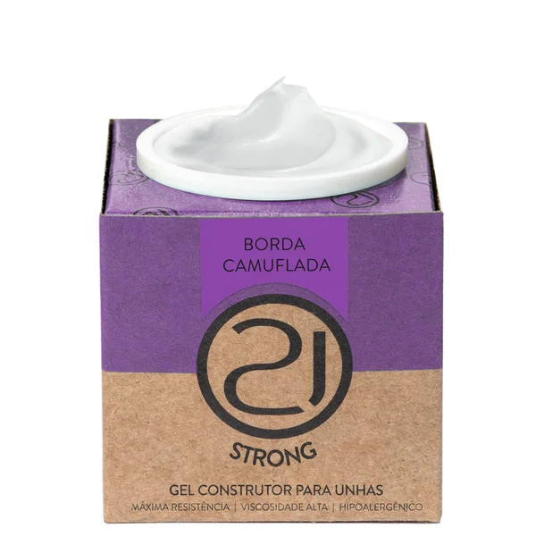 Gel Construtor Borda Camuflada Strong 34G - Nails 21
