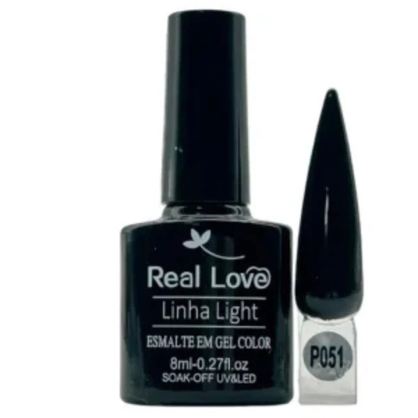 Esmalte Linha Classic Preto 01-51 - Real Love