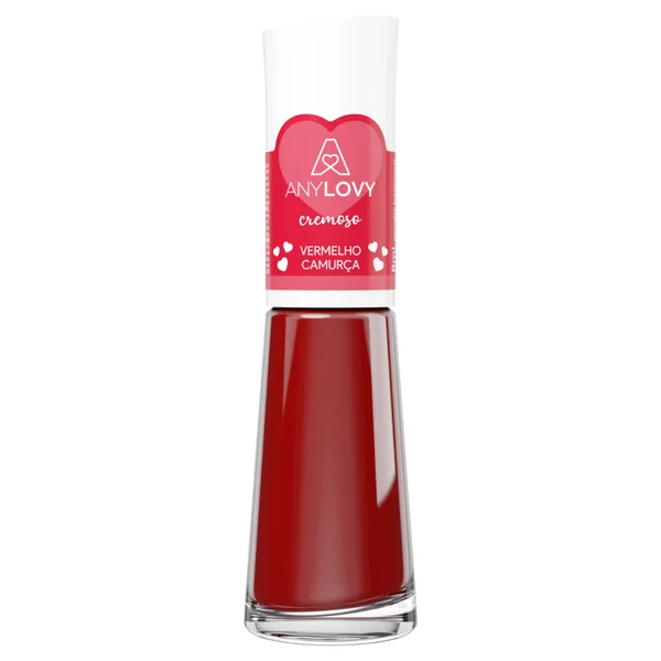 Esmalte Tradicional Vermelho Camurça 8ml - Any Lovy