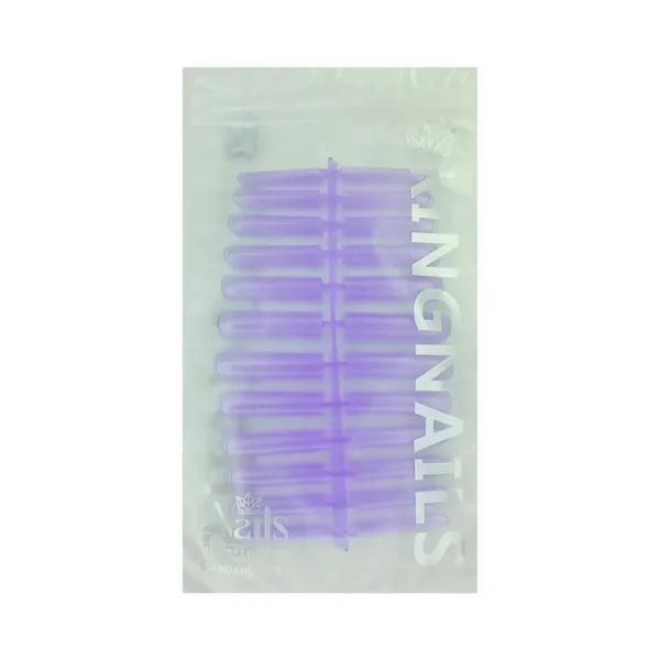 Moldes F1  Especiais Quadrado Lilas 72Unidades - King Nails