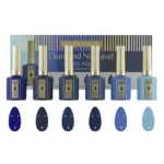 Kit Esmaltes Diamond Nivelável Azul 15ml - Helen Color