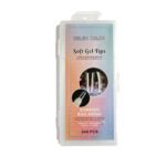 Soft Gel Tips Sorriso Bailarina Transparente 240Pcs - Helen Color