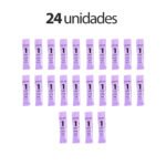 Kit com 24 Sachês 1 Transparent - Real Love