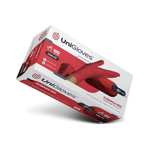 Luva de Látex Para Procedimento (pouco pó) CX/C 100 unidades - Unigloves