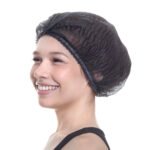 Touca Descartável Preta 100Un - Santa Clara (5028)