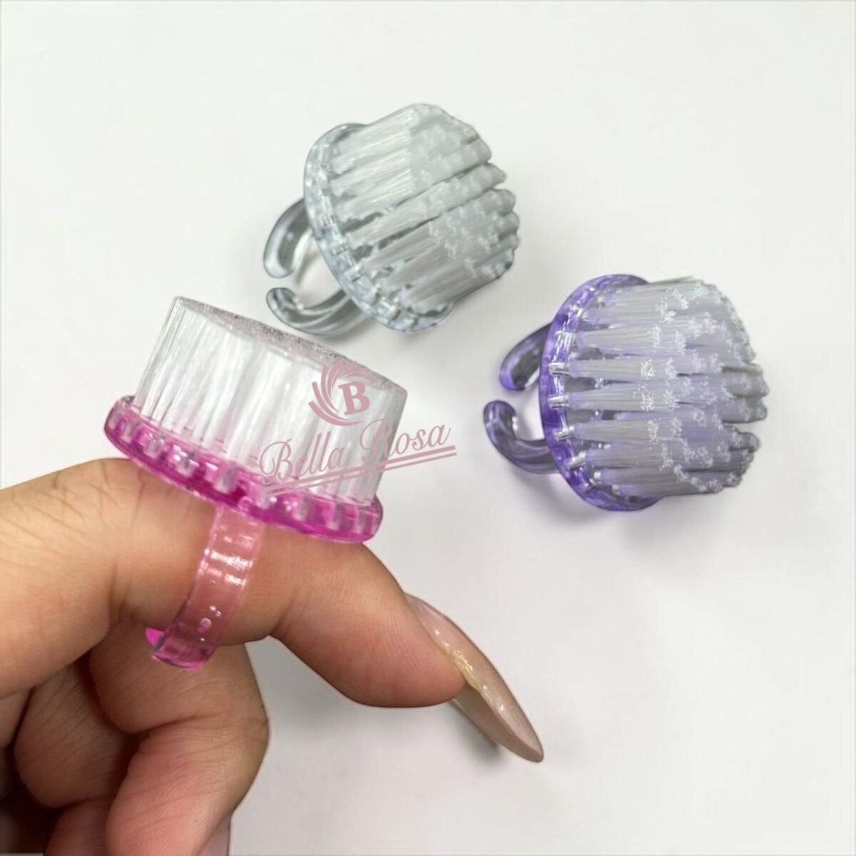 Mini Escovinha de Dedo Para Remoção De Pó - Bella Rosa - Imagem 2