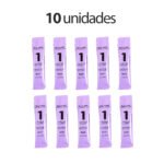 Kit com 10 Sachês 1 Transparent - Real Love