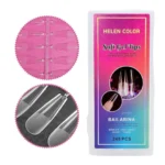 Soft Gel Postiça Bailarina Transparente 240Pcs - Helen Color (HWHZJ-007)