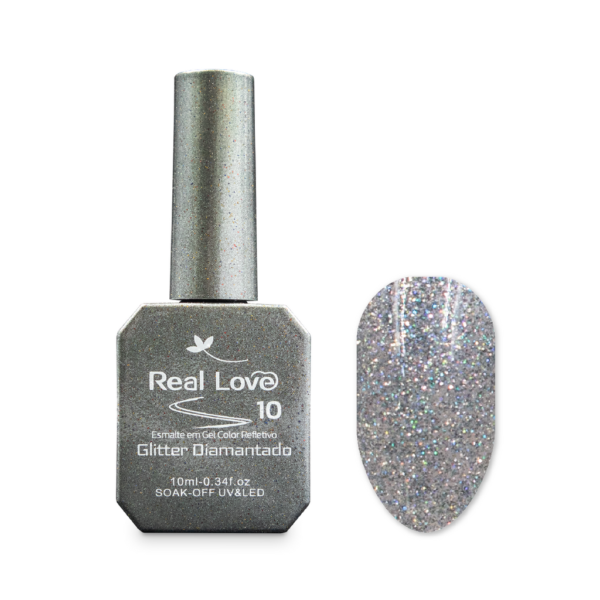 Esmalte em Gel Glitter Refletivo 39-10 - Real Love