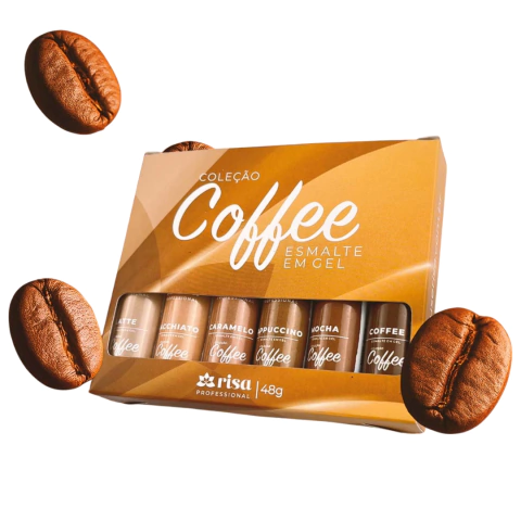 Esmalte 6 Cores Coleção Coffee 8g - Risa