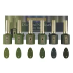 Kit Esmaltes Diamond Nivelável Verde 15ml - Helen Color