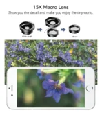 Lente Macro Aumento Para Celular Phone Lens 0.45x - Imagem 3