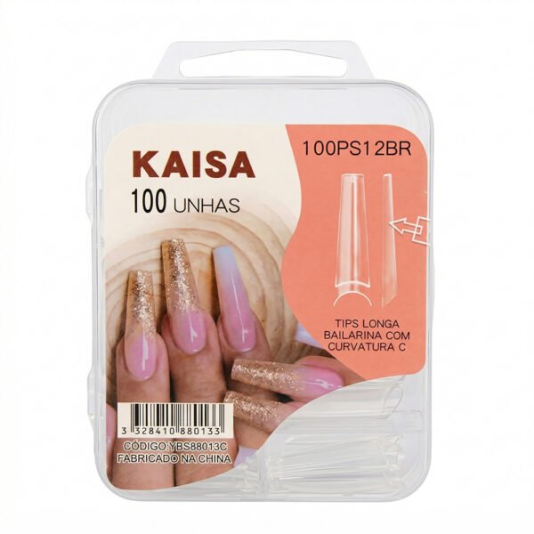 Tips Longa Curvatura C 100Pcs - Kaisa