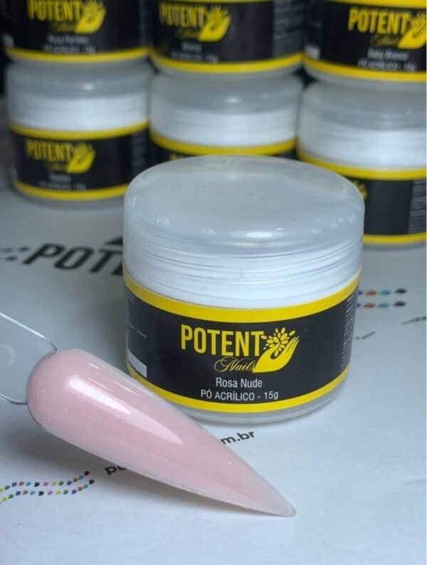Pó Acrílico Rosa Nude 15G - Potent