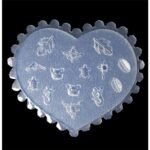 Molde Silicone Para Flores Em 3D (fundo mar, tiro, animais, folhas)
