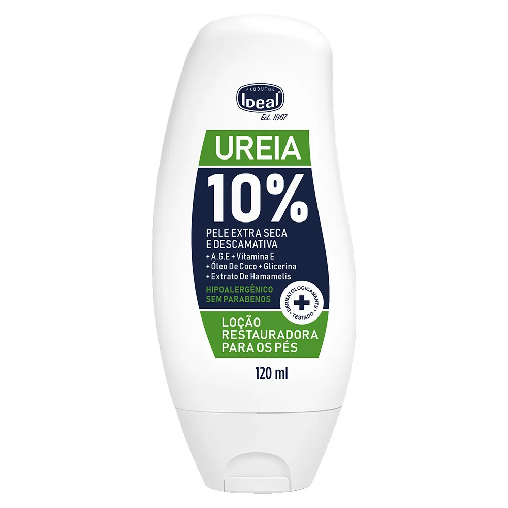 6529804f9444e81f97fdda85a7b7f62c.webp Loção Restauradora para os Pés 10% Ureia Pele 120ml - Ideal - Imagem 1