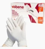 Luva Nitrílica Branca 100 unid - Vabene