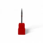 Broca Diamantada  Ponta Fina Base Vermelha - King Nails