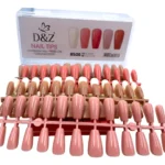Unha Postiça Bailarina Realista Colorida 480pcs/Color  - D&Z