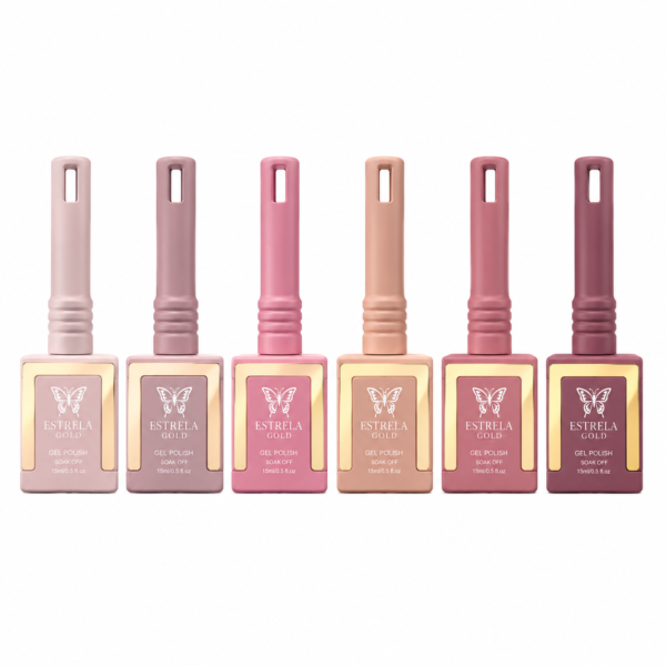 Esmalte Em Gel Coleção Marrom C - Estrela Gold