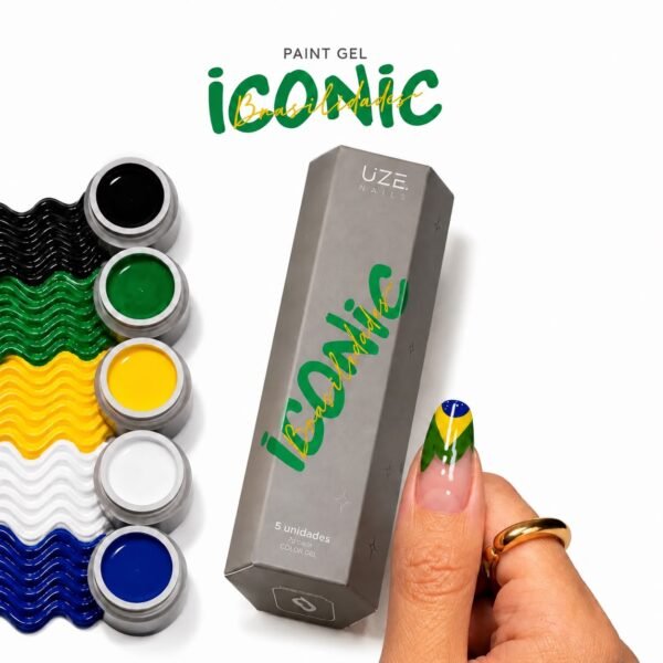 Kit Iconic Brasilidades C/ 5 tons de Gel painting - Uze