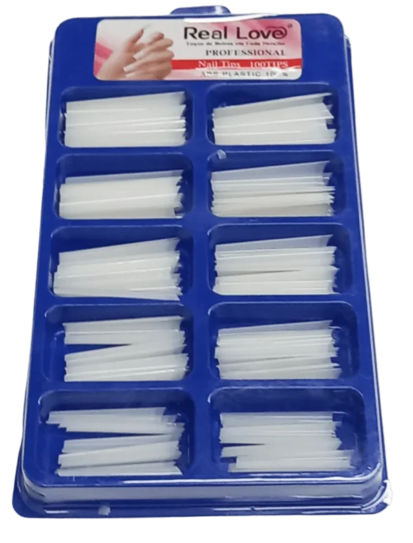 Tips Extra Longa Curvatura C Leitosa  100pcs - Real Love