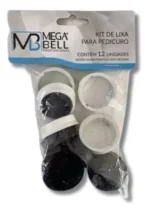 Kit Lixa Pedicuro 12Un - Megabell (cod23)