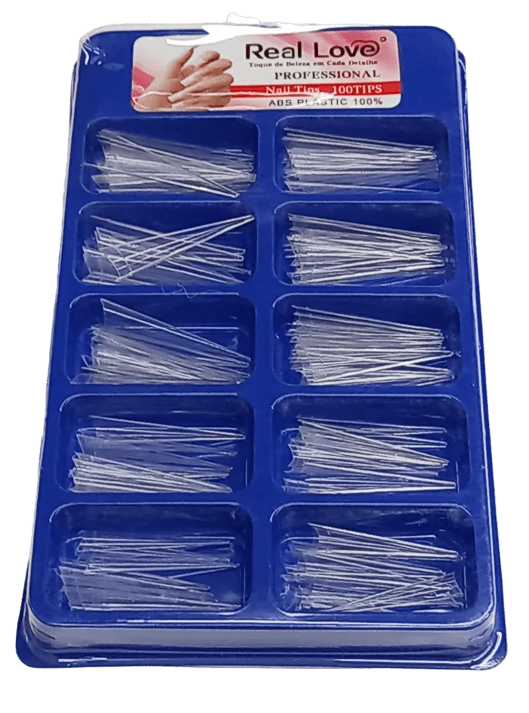 3ac69df98c98857b8f3d3153a6a36778.webp Tips Vamp Transparente 100 pcs - Real Love - Imagem 1