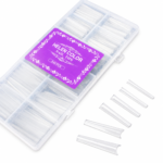 Tips Extra Longa Curvatura C  Transparente 240 pcs - Helen Color