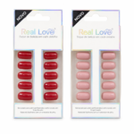 Unha Postiça Quadrada 24pcs - Real Love