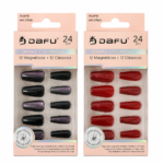 Postiça Bailarina 24pçs - 12 Magnética + 12 Clássicos C/Adesivo Auto Colante - Dafu