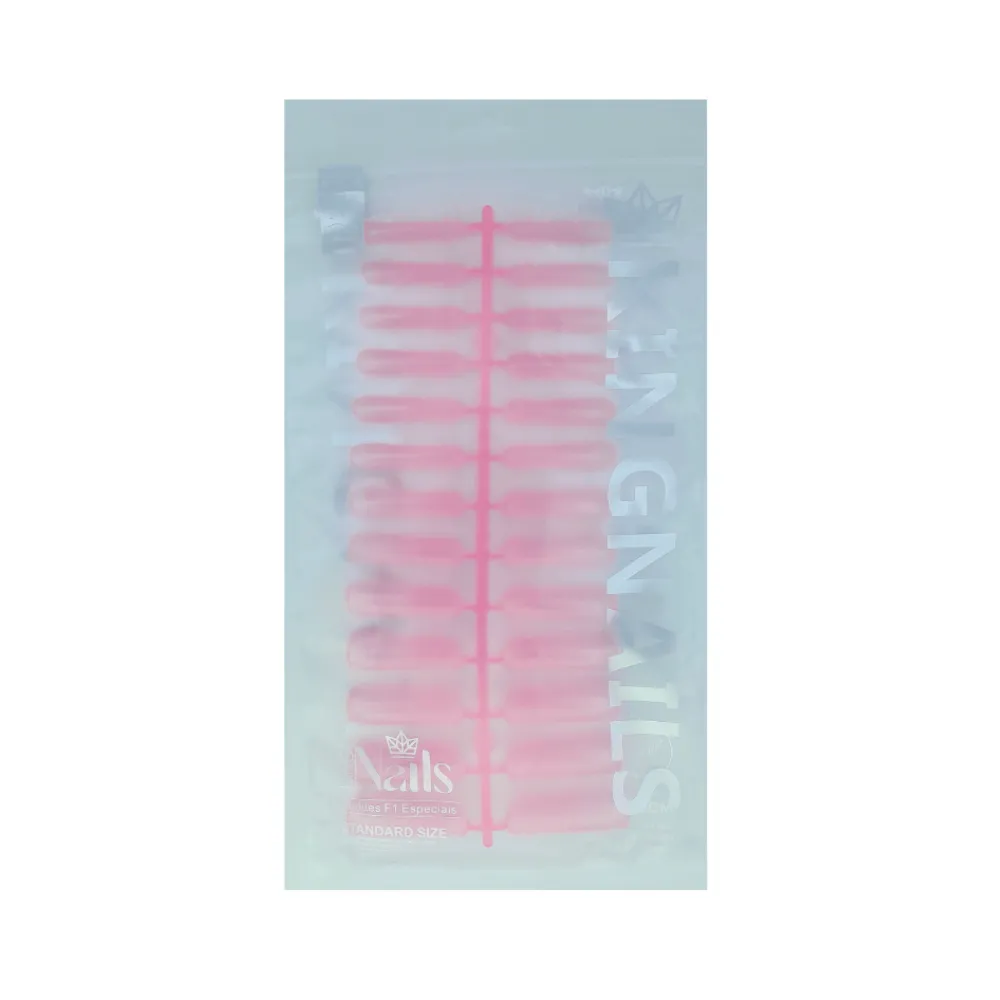 5cbd7f8aaaeb1b23f7a536887054a7fd.webp Molde F1 Quadrado/Oval 78 Unidades - King Nails - Imagem 1