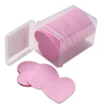 Algodão Prensado Rosa Formato Coração - Dafu